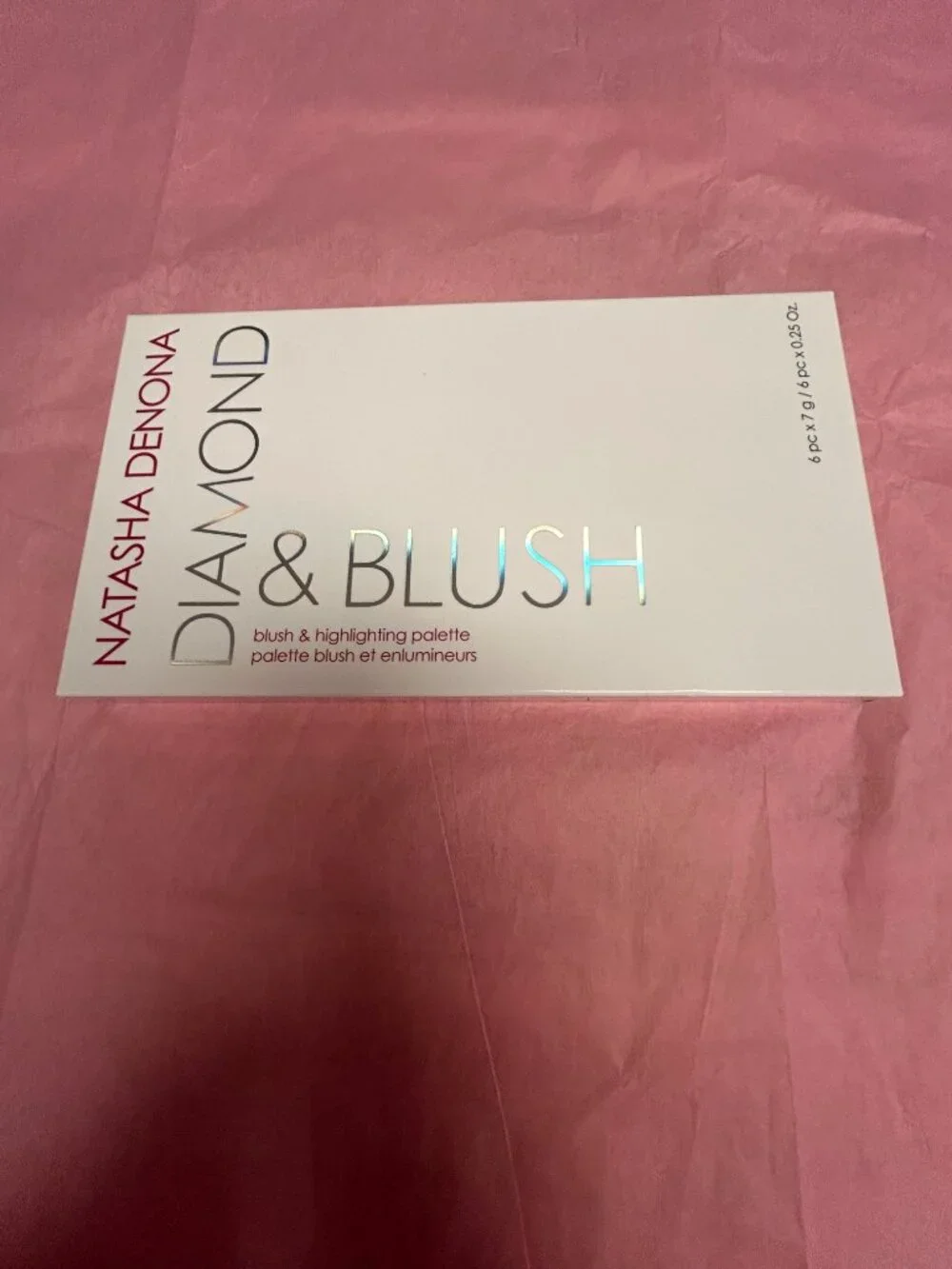 NIB - RARE Natasha Denona Diamond & Blush Palette - 01 Darya - Face Vault Boxed